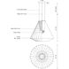 Arctic LED 27.5 inch Black Exterior Pendant