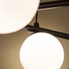 Amara LED 18.38 inch Black Chandelier Ceiling Light