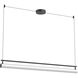Gramercy LED 48 inch Black Linear Pendant Ceiling Light