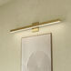 Vega LED 37 inch Brushed Gold Bath Vanity Light Wall Light