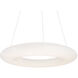 Cumulus LED 36 inch White Pendant Ceiling Light