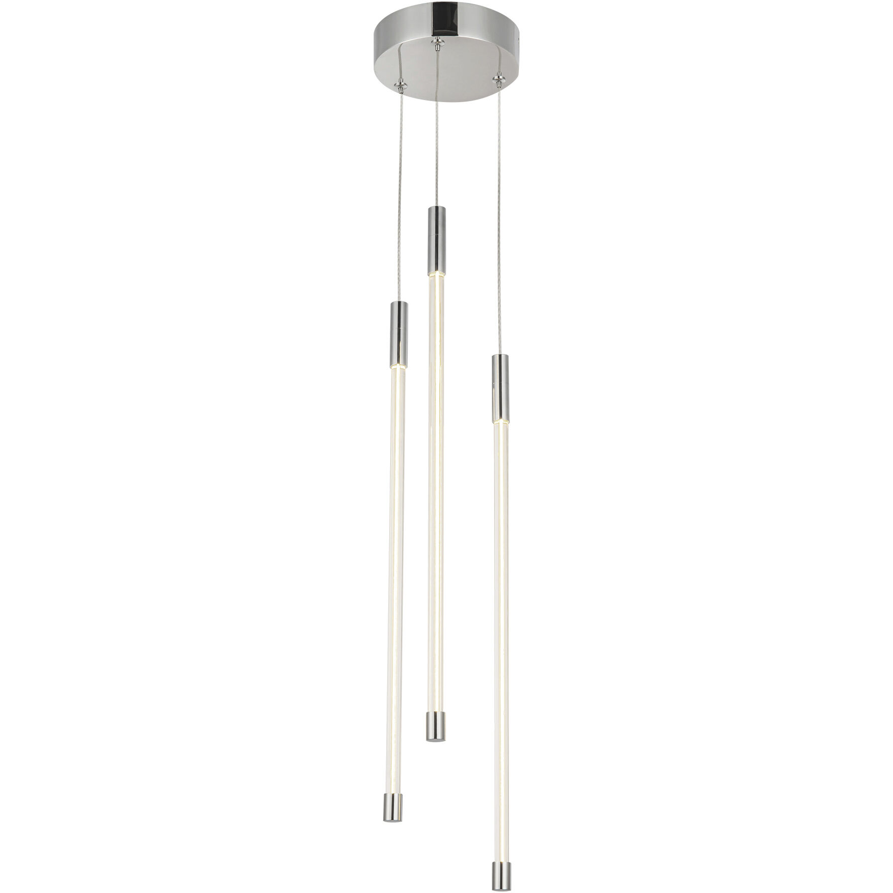 Motif Multi Pendant Ceiling Light in Chrome