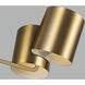 Keiko 6 Light 30.5 inch Brushed Gold Chandelier Ceiling Light