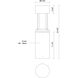 Novato 120 24 watt Black Exterior Bollard