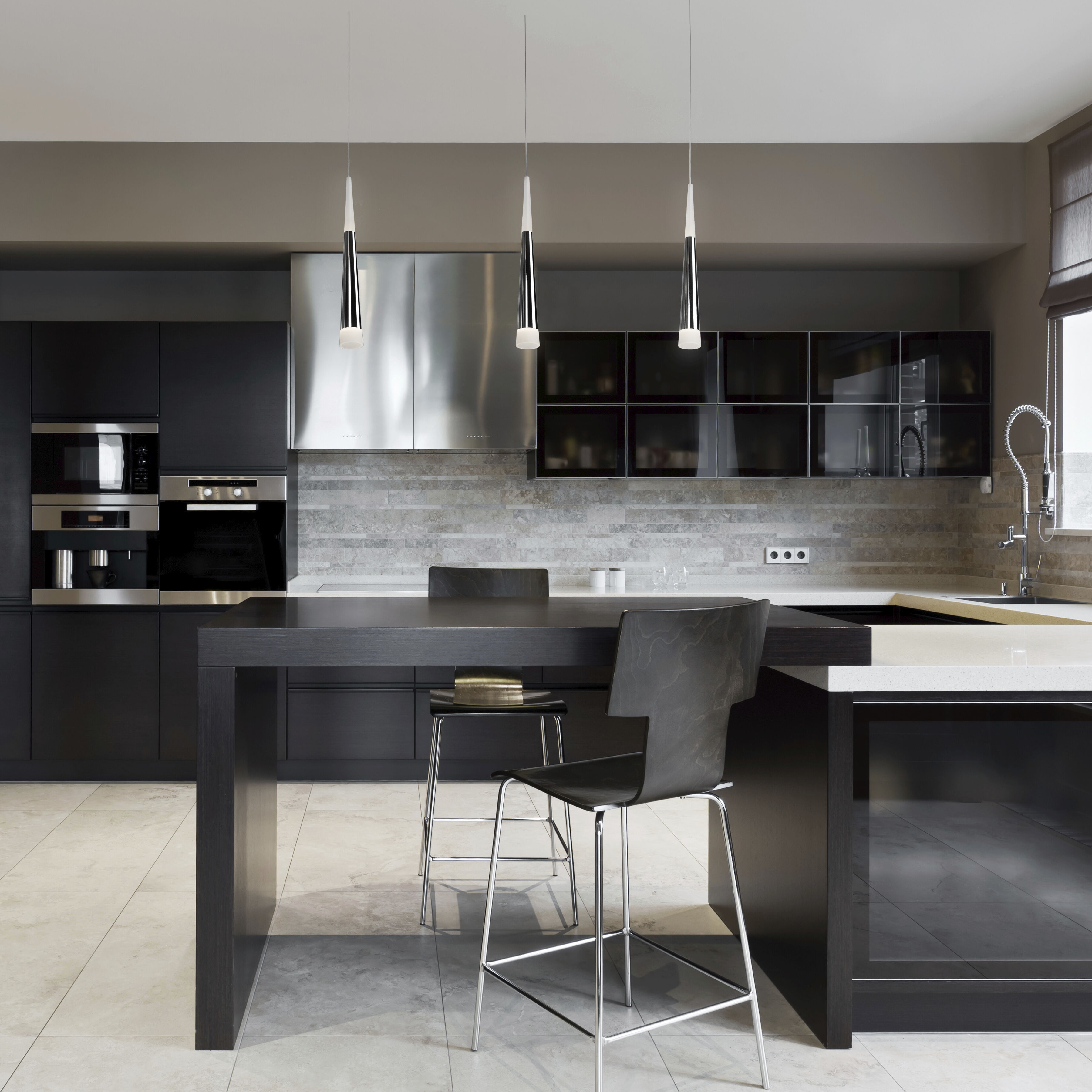 Ultra LED 2.13 inch Chrome Pendant Ceiling Light