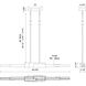 Enzo LED 48.38 inch Black Linear Pendant Ceiling Light