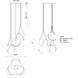 Aries LED 28 inch Chrome Chandelier Ceiling Light