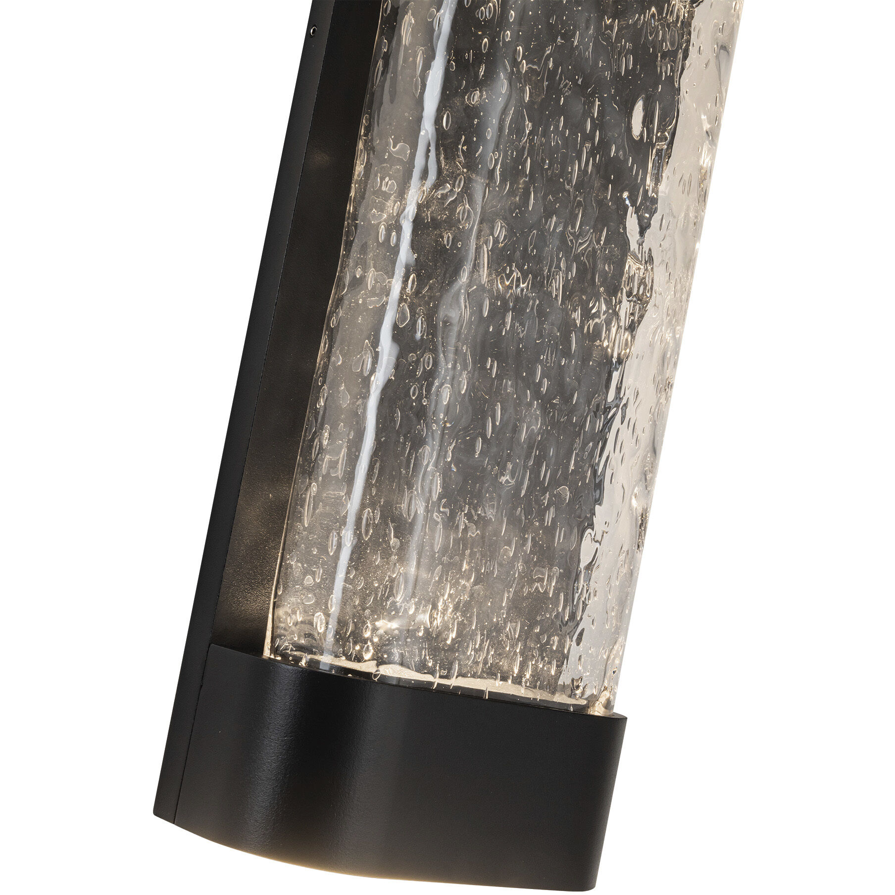 Moondew LED 24.13 inch Black Exterior Wall Sconce