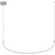 Talis LED 47.25 inch Brushed Nickel Linear Pendant Ceiling Light