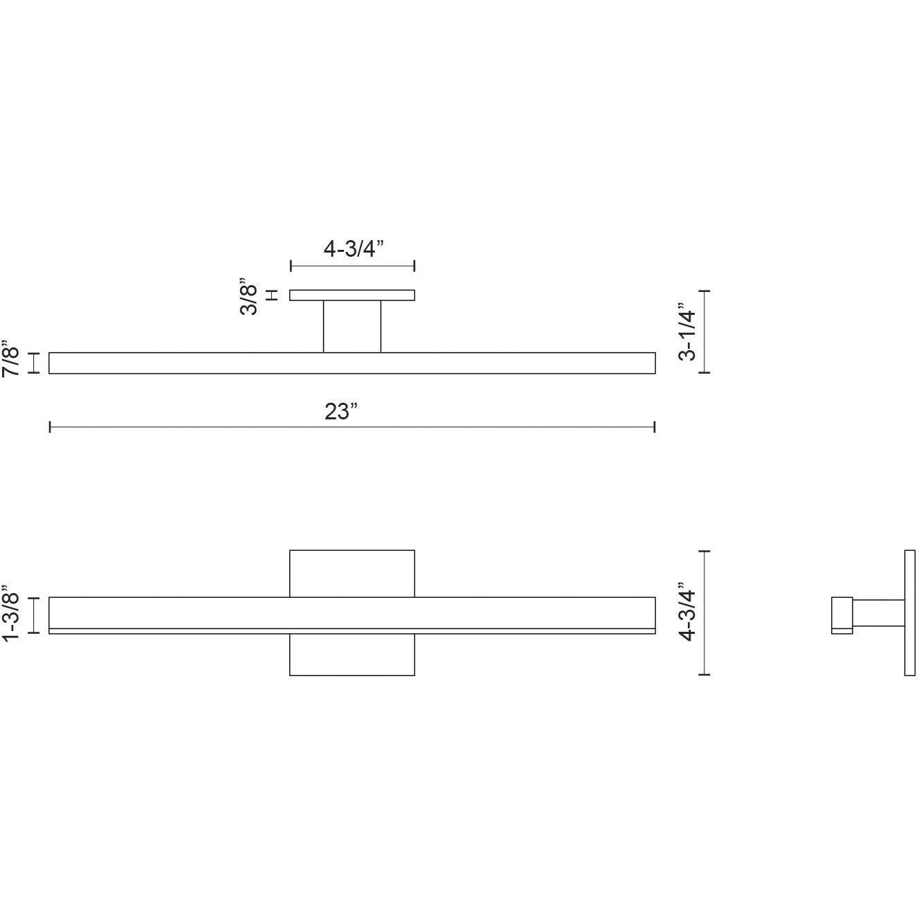 Vega Vanity Light Wall Light in White