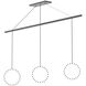Marquee LED 0.63 inch Graphite Linear Pendant Canopy System Ceiling Light