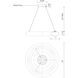 Cumulus LED 30 inch White Pendant Ceiling Light