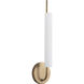 Wick 5.13 inch Vintage Brass Wall Sconce Wall Light