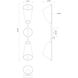 Mulberry LED 5.38 inch Brushed Gold and Light Guide Wall Sconce Wall Light