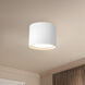 Uma 9.13 inch White Semi-Flush Mount Ceiling Light