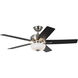 Erikson 52 inch Brushed Nickel Ceiling Fan