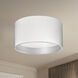 Mousinni LED 13.88 inch White Flush Mount Ceiling Light
