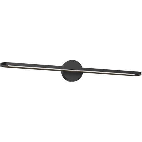 Marlon LED 37.8 inch Black Bath Vanity Light Wall Light