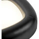 Folio 14.5 inch Black Flush Mount Ceiling Light
