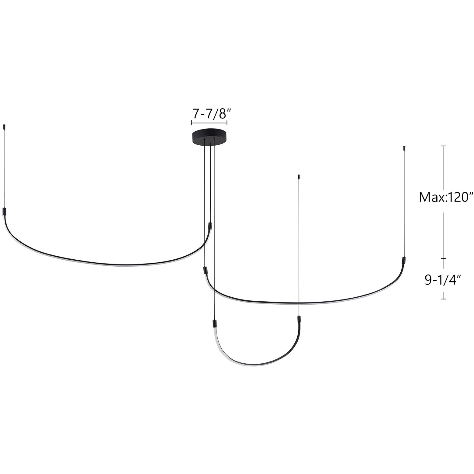 Talis Multi Pendant Ceiling Light in Brushed Gold