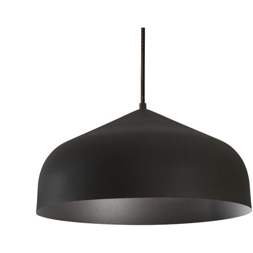 Helena 1 Light 16.88 inch Black and Black Pendant Ceiling Light