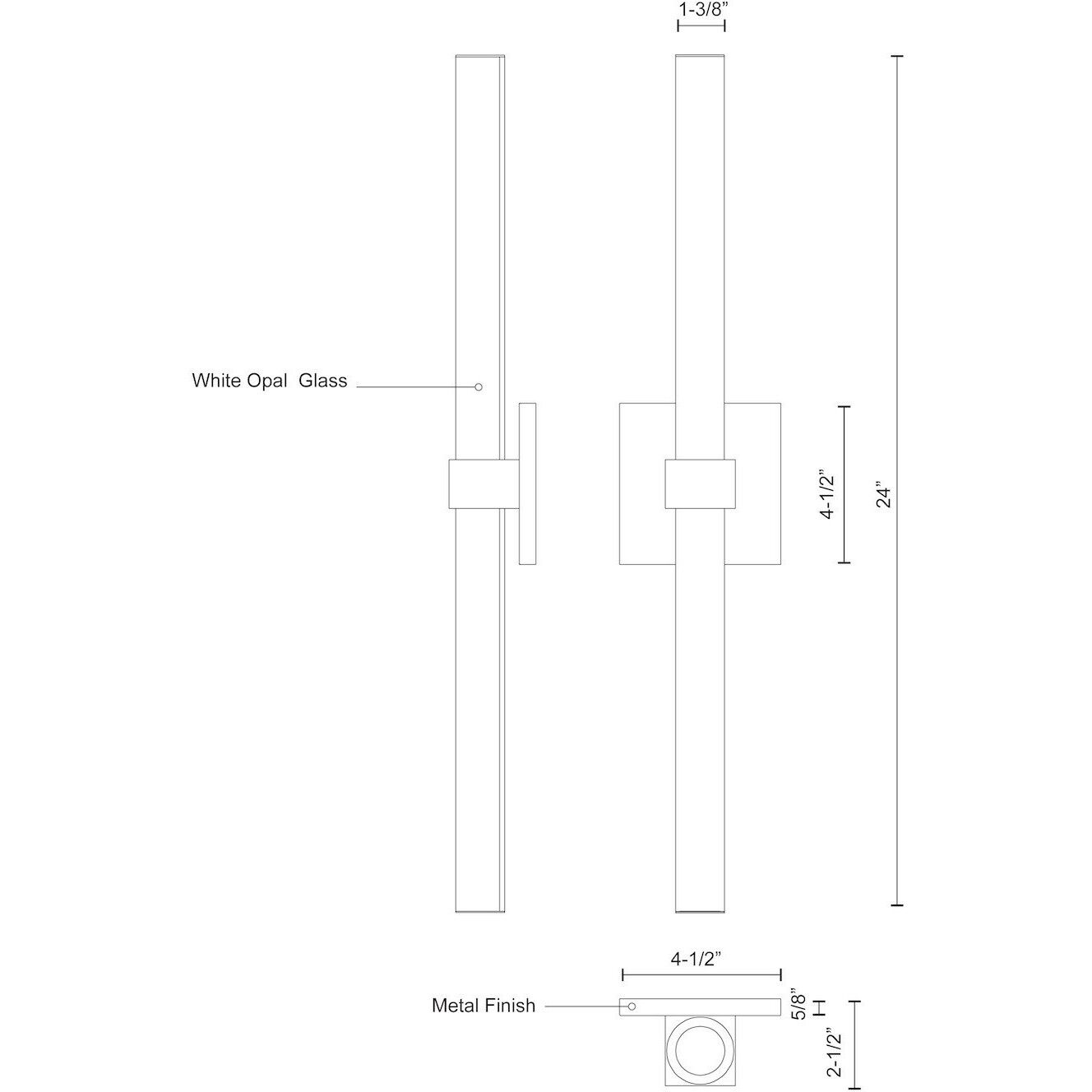 Fresno Vanity Light Wall Light
