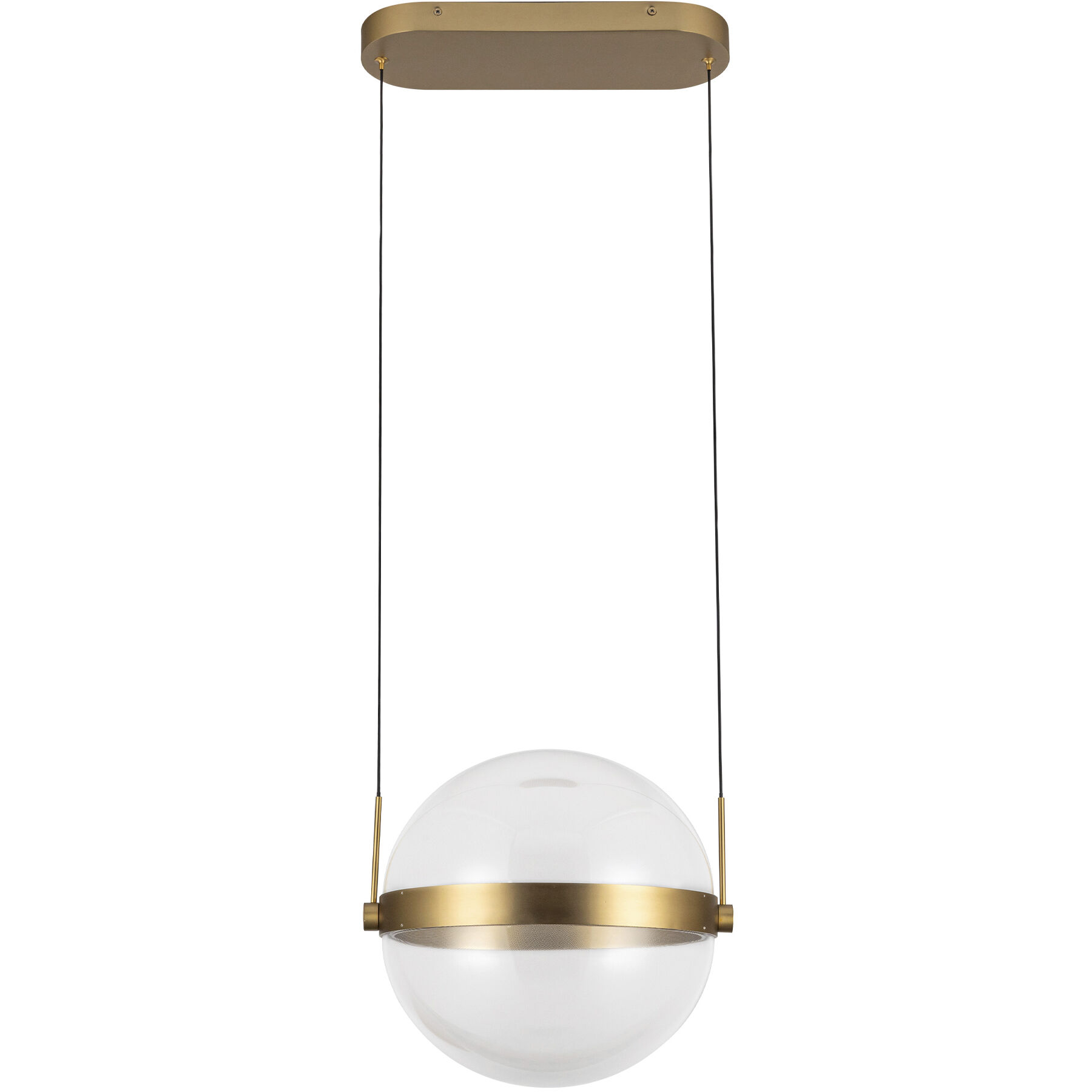 Pisces Pendant Ceiling Light in Brushed Gold