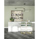 Serif LED 36.38 inch Black Multi-Pendant Ceiling Light