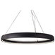 Halo LED 52 inch Black Pendant Ceiling Light