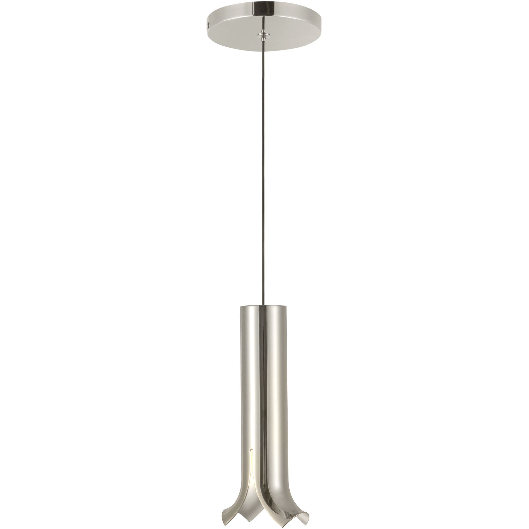 Husk Pendant Ceiling Light in Polished Nickel