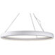 Halo LED 71.63 inch White Pendant Ceiling Light