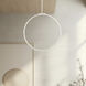 Cirque LED 24 inch White Pendant Ceiling Light