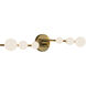 Juniper LED 28.63 inch Brushed Gold Bath Vanity Light Wall Light