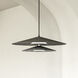 Cruz LED 24 inch Felt - Gray Pendant Ceiling Light in Felt Shade