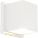Mavis LED 4 inch White Exterior Wall Sconce