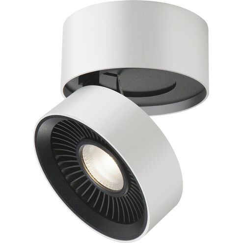 Solo Flush Mount Ceiling Light in White