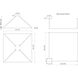 Piazza LED 47.25 inch White Pendant Ceiling Light