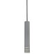 Milca 1 Light 2.38 inch Gray Pendant Ceiling Light