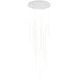 Chute LED 23.63 inch White Multi-Pendant Ceiling Light