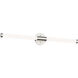 Akari LED 35.04 inch Brushed Nickel Bath Vanity Light Wall Light