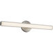 Tole 24.13 inch Brushed Nickel ADA Wall Sconce Wall Light