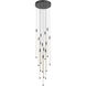 Motif LED 12.75 inch Black Multi-Pendant Ceiling Light