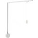 Eloa 120 White Trilo Track Ceiling Light