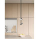 Novel LED 5.25 inch Black Pendant Ceiling Light