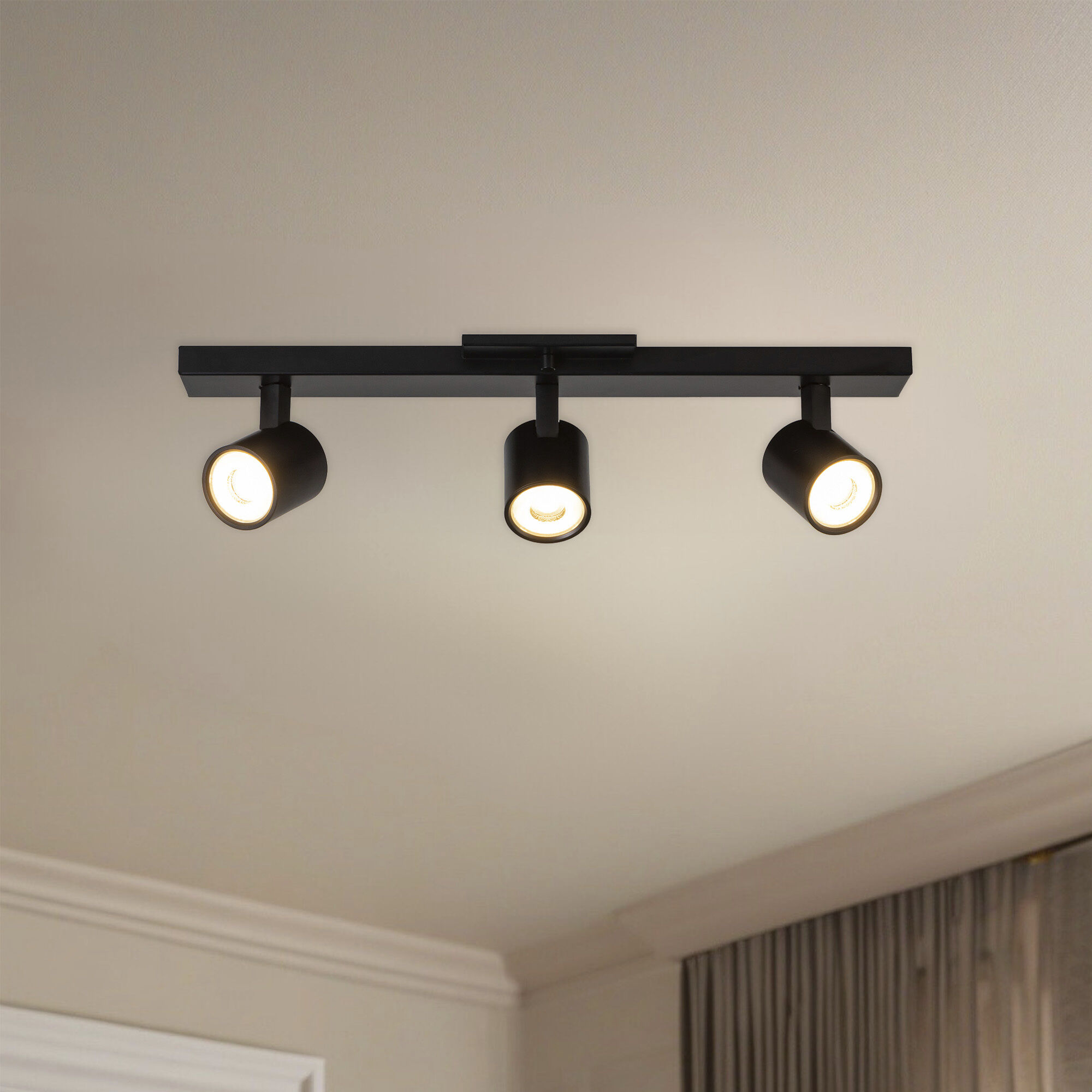 Arnold 120-277V Black Track Light Ceiling Light