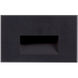 Sonic LED 3 inch Black Exterior Wall/Step Light
