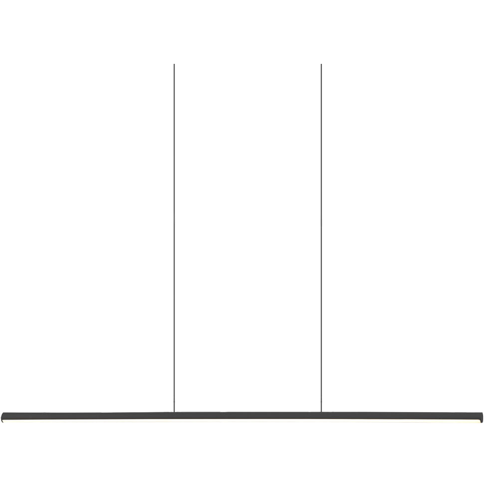 Chute LED 35.5 inch Black Linear Pendant Ceiling Light