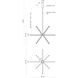 Sirius LED 46.13 inch Brushed Nickel Chandelier Ceiling Light