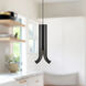 Husk Pendant Ceiling Light in Glossy Black