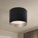 Mousinni LED 10 inch Black Flush Mount Ceiling Light